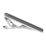 Maxbell Crocodile Metal Tie Clip Clasp Mens Necktie Wedding Business Tie Pin Silver