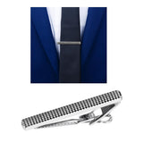 Maxbell Crocodile Metal Tie Clip Clasp Mens Necktie Wedding Business Tie Pin Silver