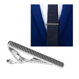 Maxbell Crocodile Metal Tie Clip Clasp Mens Necktie Wedding Business Tie Pin Silver