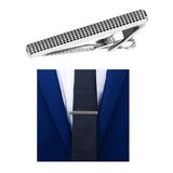 Maxbell Crocodile Metal Tie Clip Clasp Mens Necktie Wedding Business Tie Pin Silver