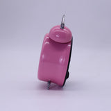 Maxbell Travel Non-ticking Classic Analog Twin Bell Alarm Clock with Backlight Pink