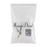 Maxbell HR9403 black time stamping tube +HR903 gold head red second movement