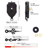 Maxbell Quartz Swing Wall Clock Movement Pointer DIY Repair Part Professional Kit