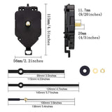 Maxbell Quartz DIY Wall Clock Movement Long Hands Mechanism Repair Part Replacements