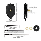 Maxbell HR1688 Quartz Clock Movement Replace Repair DIY Clock Part w/ 3 Hands