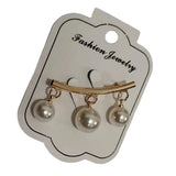 Maxbell Womens Fashion Sweater Cardigan Clip Chain Pearl Bow Pin Brooch  gold 1
