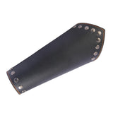 Maxbell Leather Gauntlet Unisex Arm Guard Medieval Bracer Costume Props Black