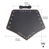 Maxbell Leather Gauntlet Unisex Arm Guard Medieval Bracer Costume Props Black