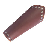 Maxbell Leather Gauntlet Unisex Arm Guard Medieval Bracer Costume Props Brown