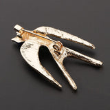 Maxbell Vintage Spider Dragonfly Animal Brooches Lady Crystal Brooch Pin Swallow1