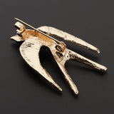 Maxbell Vintage Spider Dragonfly Animal Brooches Lady Crystal Brooch Pin Swallow1