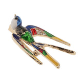 Maxbell Vintage Spider Dragonfly Animal Brooches Lady Crystal Brooch Pin Swallow1
