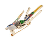 Maxbell Vintage Spider Dragonfly Animal Brooches Lady Crystal Brooch Pin Swallow1