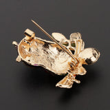 Maxbell Vintage Spider Dragonfly Animal Brooches Lady Crystal Brooch Pin OwlB