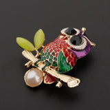 Maxbell Vintage Spider Dragonfly Animal Brooches Lady Crystal Brooch Pin OwlB