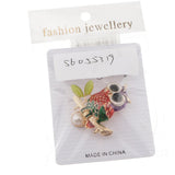 Maxbell Vintage Spider Dragonfly Animal Brooches Lady Crystal Brooch Pin OwlB