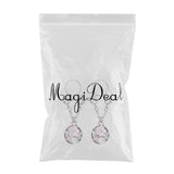 Maxbell 1 Pair Rhinestone Pearl Flower Nipple Ring Non Piercing Body Jewelry