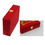 Maxbell Multi-Purpose Red Wedding Velvet Jewelry Display Case for Jewellery Type 1