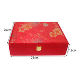 Maxbell Multifunctional Red Luxury Jewelry Display Box Bangle Rings Organizer Holder