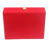 Maxbell Multifunctional Red Luxury Jewelry Display Box Bangle Rings Organizer Holder