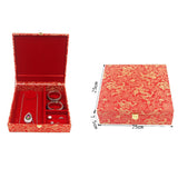 Maxbell Velvet Jewelry Set Box Tray Wedding Necklace Storage Display  25x25x7.5cm