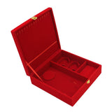 Maxbell Deluxe Red Velvet Jewelry Storage Box Beacelet Bangle Display Holder Case L