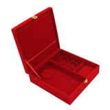 Maxbell Deluxe Red Velvet Jewelry Storage Box Beacelet Bangle Display Holder Case L