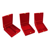 Maxbell Deluxe Red Velvet Jewelry Storage Box Beacelet Bangle Display Holder Case L