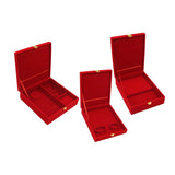 Maxbell Deluxe Red Velvet Jewelry Storage Box Beacelet Bangle Display Holder Case L