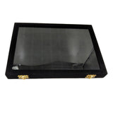 Maxbell Velvet Stackable Jewelry Display Tray Case for Jewellery Earrings Black