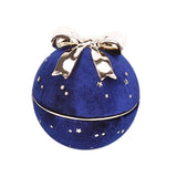 Maxbell Gift Box Ring Jewelry Box Organizer Blue