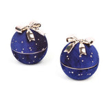 Maxbell Gift Box Necklace Jewelry Box Organizer Blue