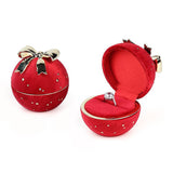 Maxbell Gift Box Ring Jewelry Box Organizer Red