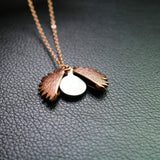 Maxbell Open Locket Necklace Engraved You Are My Sunshine Sunflower Rose Gold