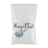 Maxbell Metal Gem Cabochon Keychain Split Rings Fashion Keyring Key Chain Decors J