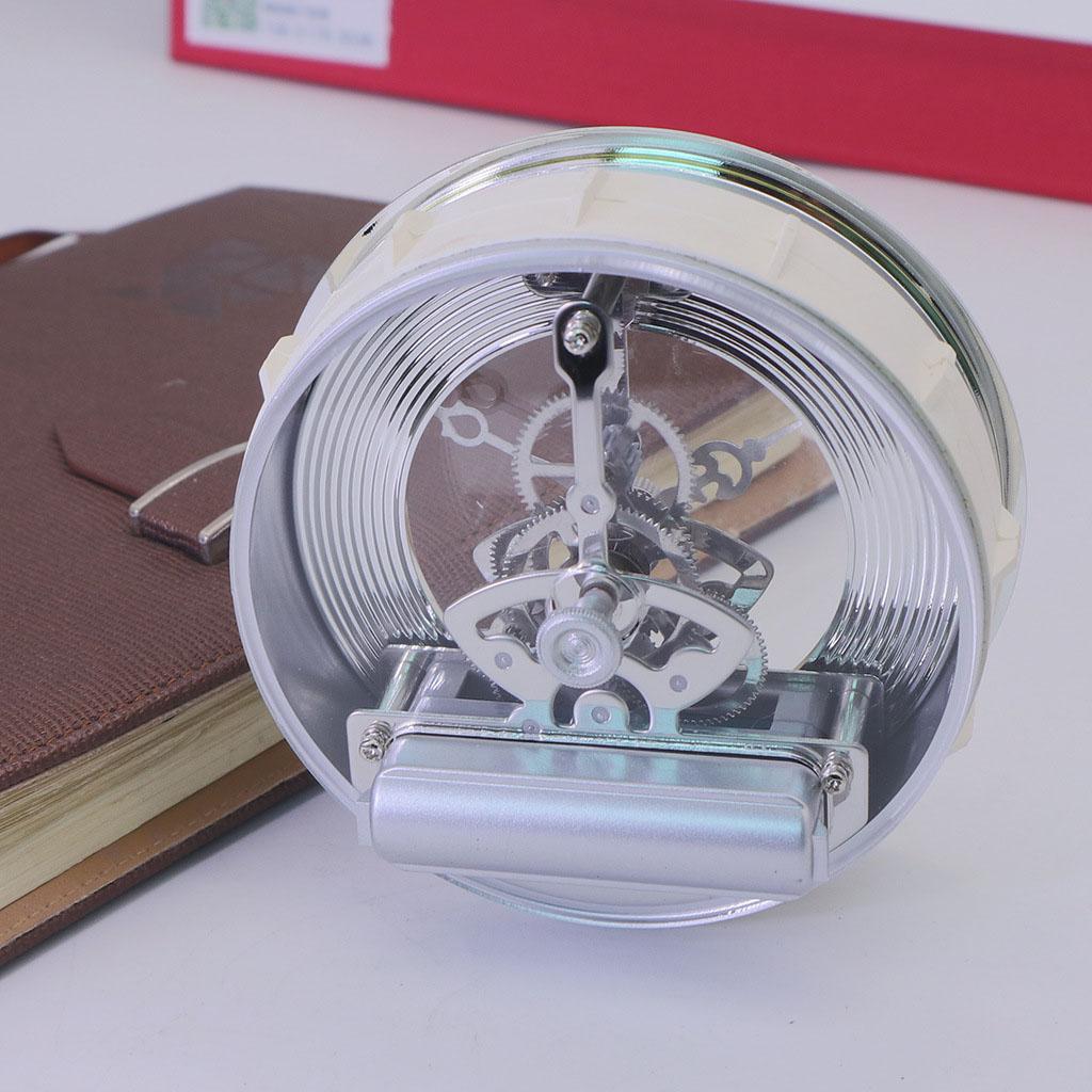 10pcs Perspective Clock Roman Numeral Wall Clocks Silver
