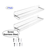 Acrylic Wall Mount Shelf Display Rack Holder for Action Figures Toys Speaker