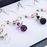 Maxbell  Wine Glass Charms Markers Wine Charms for Stem Glasses Cocktails Decorations