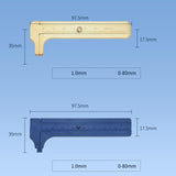 Maxbell 3 Inch  Vernier Caliper Durable Measuring Tool Caliper plastic double scale