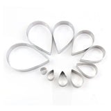 Maxbell  10pcs Stainless Steel Fondant Mould Cake Decoration Baking Border Craft Mold