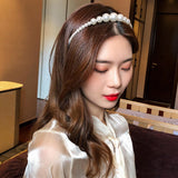 Pearl Headband Hairband Bride Hairbands Wedding Party Hair Hoop Accessory C