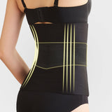 Corset Waist Trainer Training Shaper Shapewear Cincher Tummy Belt Black S