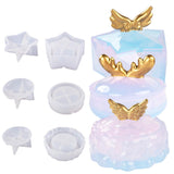 Maxbell Jewelry Box Molds Crystal DIY Mirror Silicone Mould for Home Decor Antler