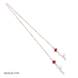 Maxbell Eyeglass Chain Retro Fashion for Reading Glasses Kids Adults Red