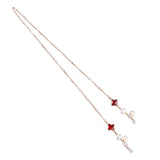 Maxbell Eyeglass Chain Retro Fashion for Reading Glasses Kids Adults Red