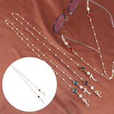 Maxbell Eyeglass Chain Retro Fashion for Reading Glasses Kids Adults Red