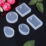 Maxbell 20Pcs DIY Keychain Pendant Casting Silicone Mould Kit 5 Styles Earring