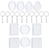 Maxbell 20Pcs DIY Keychain Pendant Casting Silicone Mould Kit 5 Styles Earring