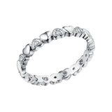 Maxbell Engagement Ring Love Heart Diamond for Valentine'S Day Women Lovers Size 6