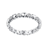 Maxbell Engagement Ring Love Heart Diamond for Valentine'S Day Women Lovers Size 6